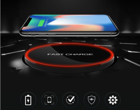 GENX Ultra-Thin 10W Wireless Charger Pad (Qi Compatible)