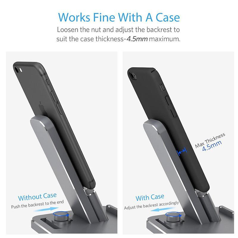 GENX 3-in-1 Wireless Charging Station for iPhone, Apple Watch & AirPods
