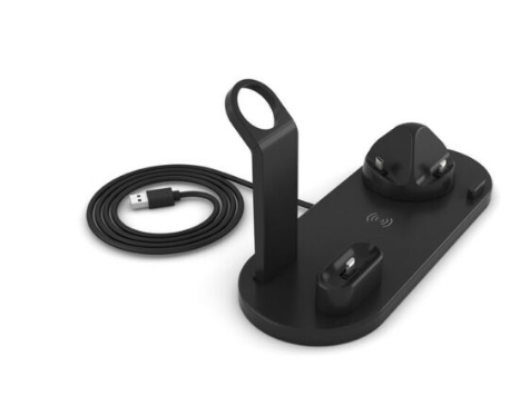 GENX 3-in-1 Wireless Charging Station for iPhone, Apple Watch & AirPods